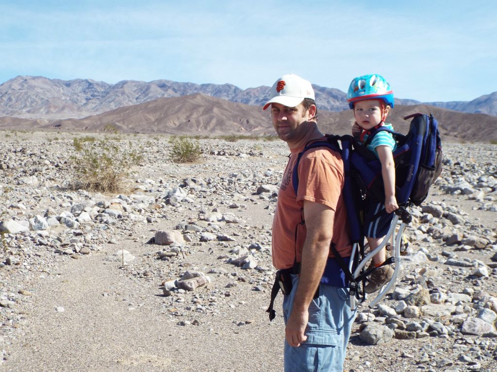 This was a family hike with Stefan in his backpack carrier at age 18 months: