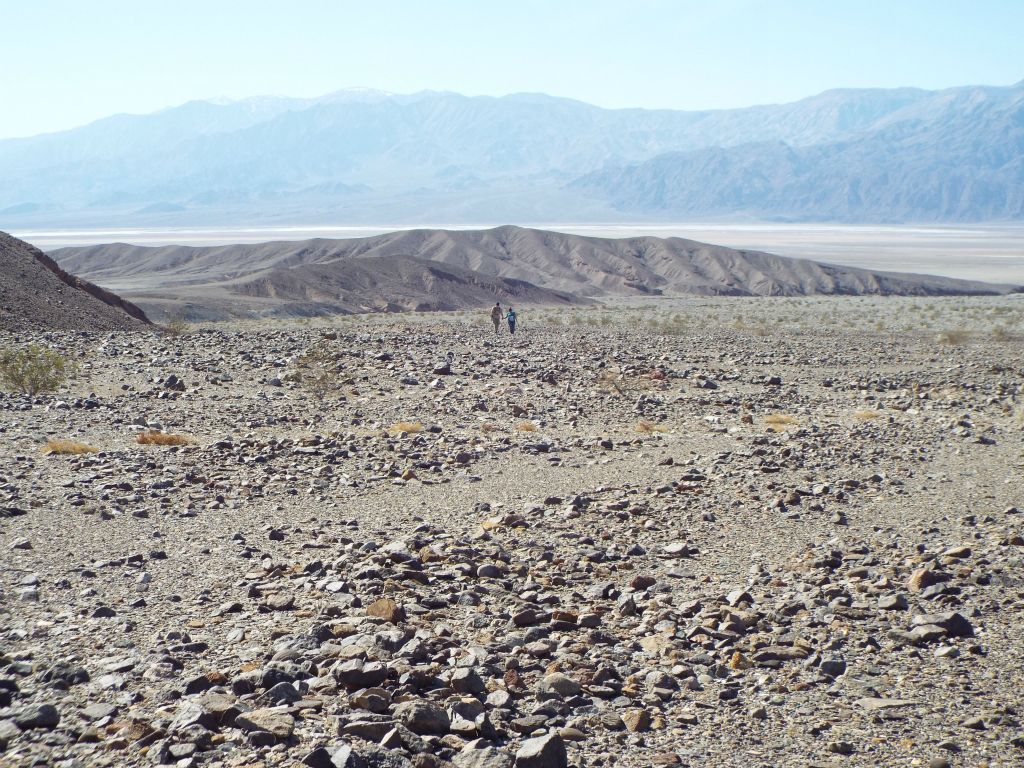 Tobin and Devon making their way up to the beginning of the good part of the hike: