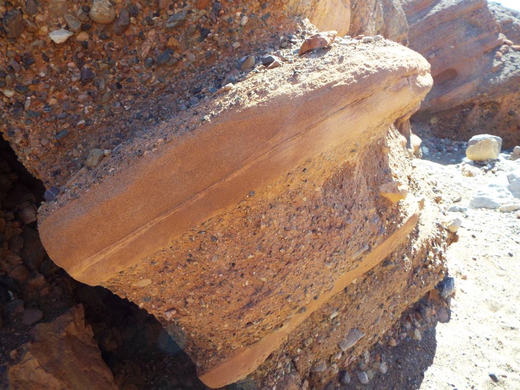 On the hike back, I took three more pictures of interesting sandstone shapes which caught my attention: