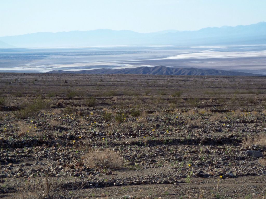 View to the south into central Death Valley: