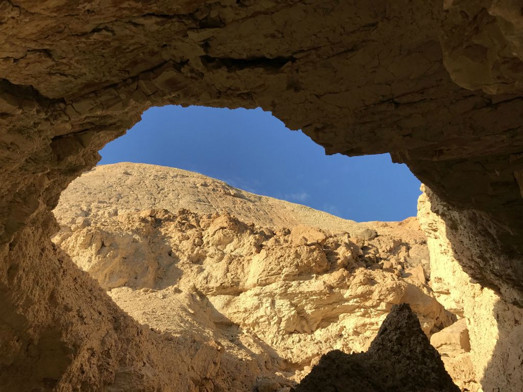 Two pictures taken while attempting to frame the background terrain with the bridge:
