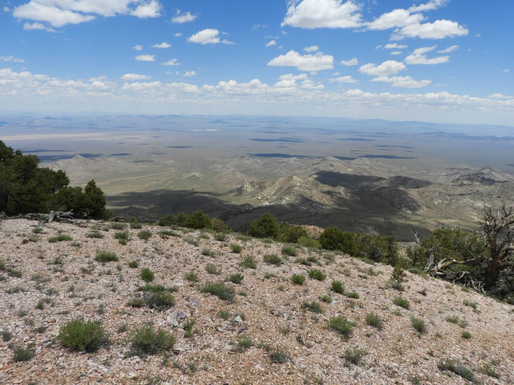 Our summit views start with the view looking out to the northeast: