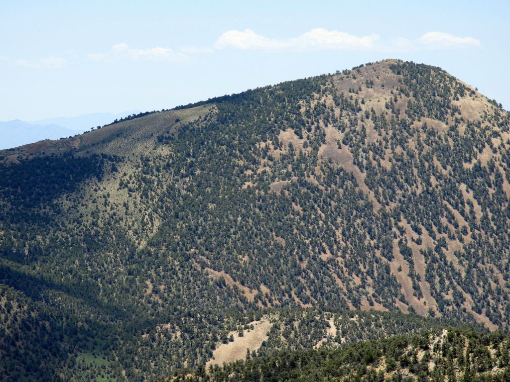 Grapevine Peak is the highest point in the entire range and the northern side has rarely been seen: