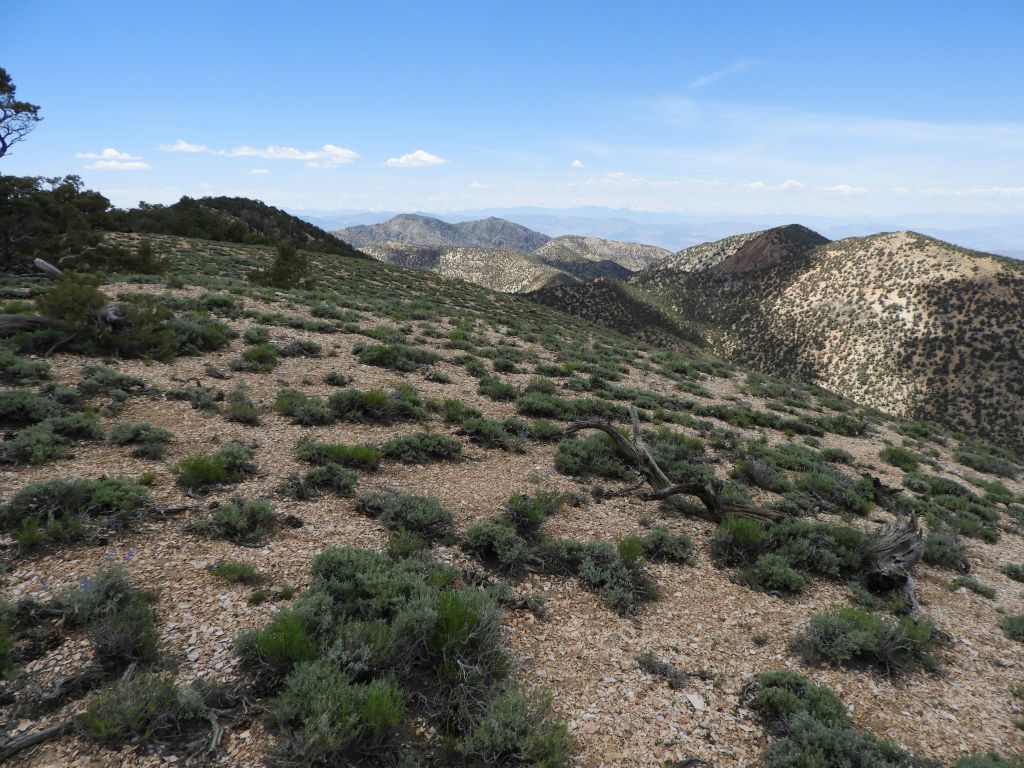 The next views seen are looking to the west from the summit: