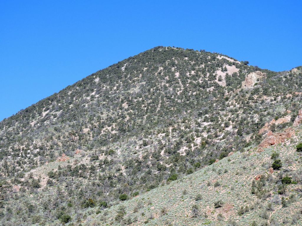The summit was still some 1,850 feet higher in elevation than this spot: