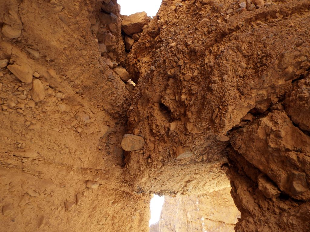 Looking back at the opposite angle after walking underneath the false bridge:
