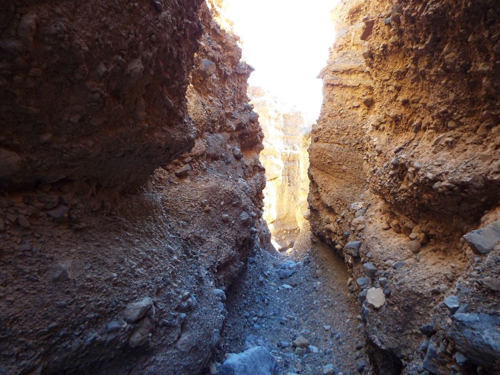 Many times throughout the canyon I could easily touch both walls at the same time: