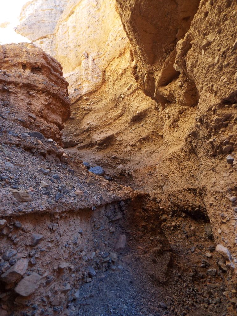 Looking back at a very steep section which is located near the end of CB 2SC: