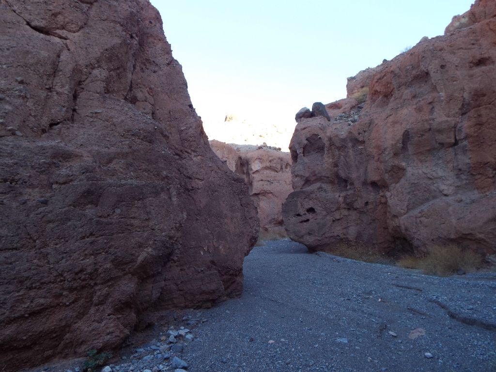 There are just a couple of small bends through this narrow part: