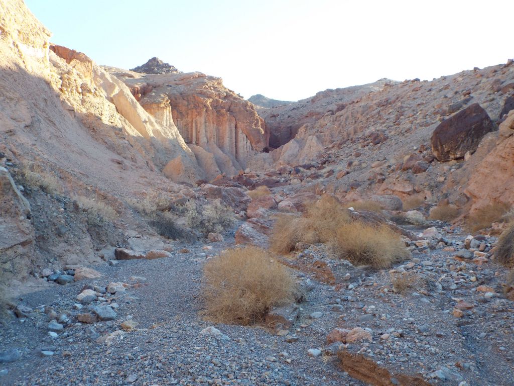The canyon then opens back up.  Off in the distance there looked to be a rock cathedral: