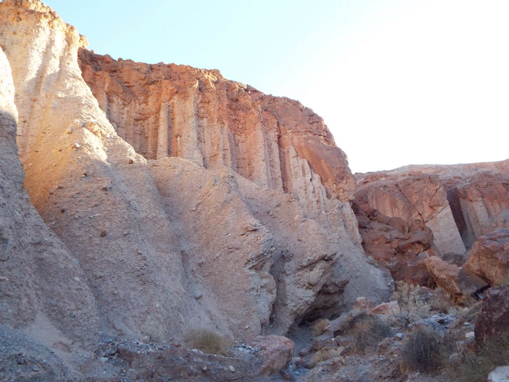Getting closer, the rock cathedral turned out to be a large formation of rounded cliffs: