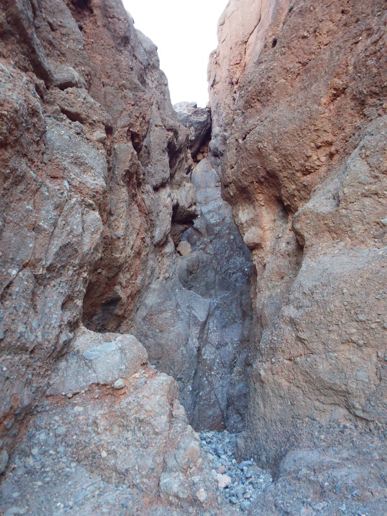 The early canyon came to an abrupt end at the 1st major dry fall: