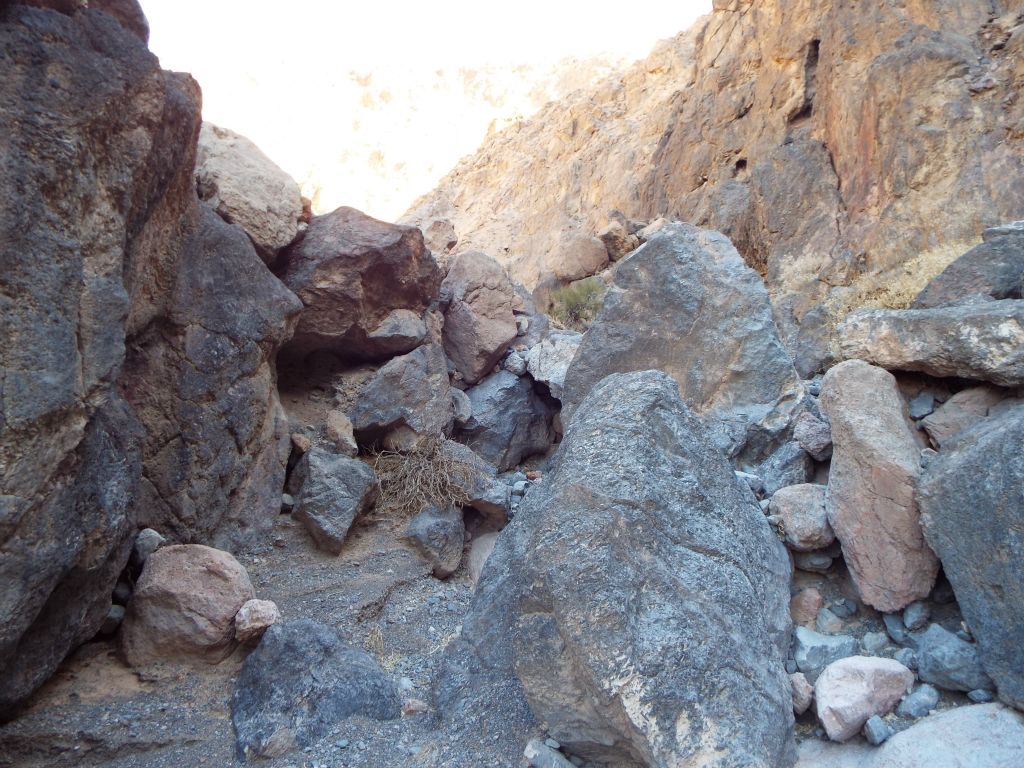 And then some larger boulders appeared as seen in the next two pictures:
