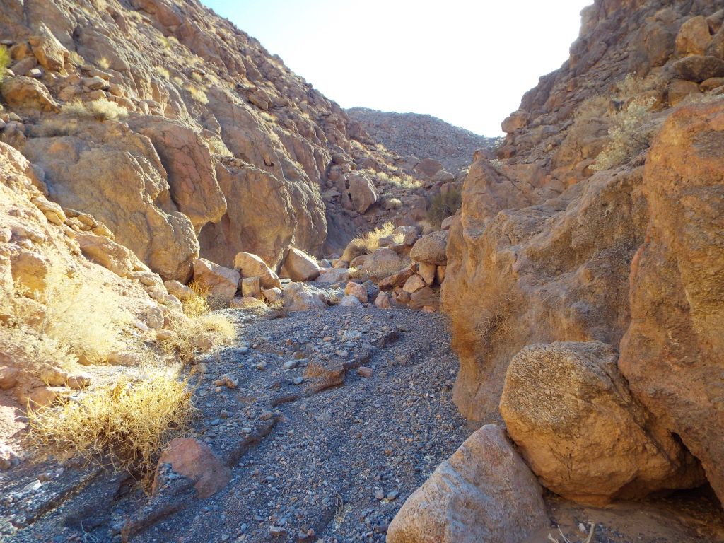 While the canyon remained narrow to this point, it had not been particularly interesting so far: