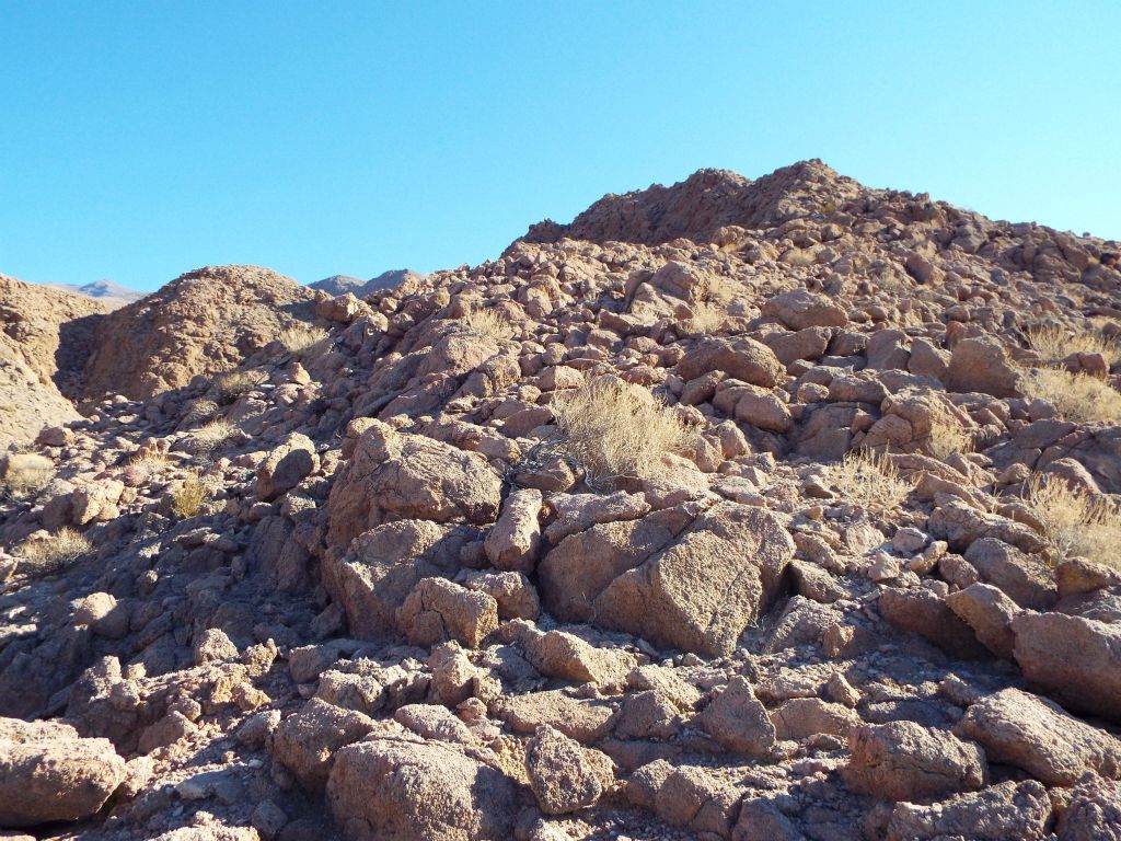When I finally got up there, I found that the ridge was very rocky: