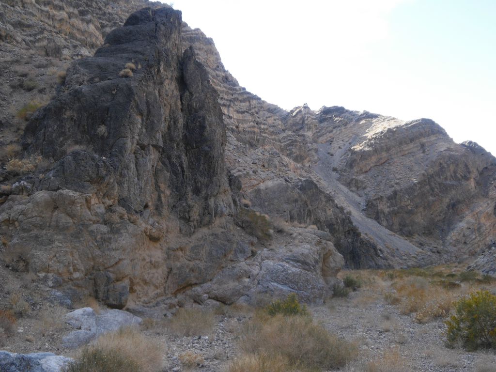 Enjoying a relaxing and peaceful hike back down Grey Wall Canyon: