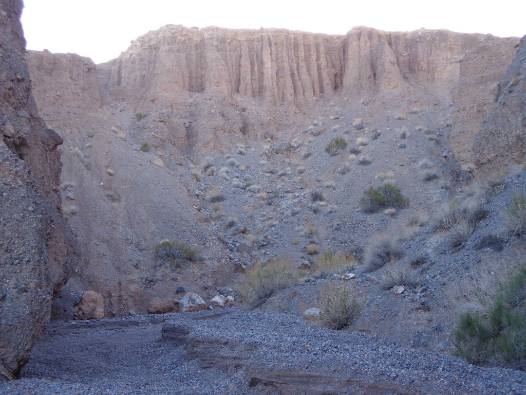 High up above the canyon there are some cathedral cliff formations: