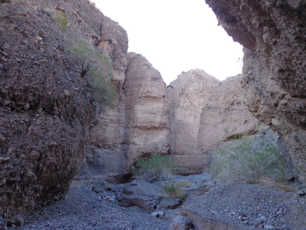 The walls got steeper and there was no way in or out of the canyon: