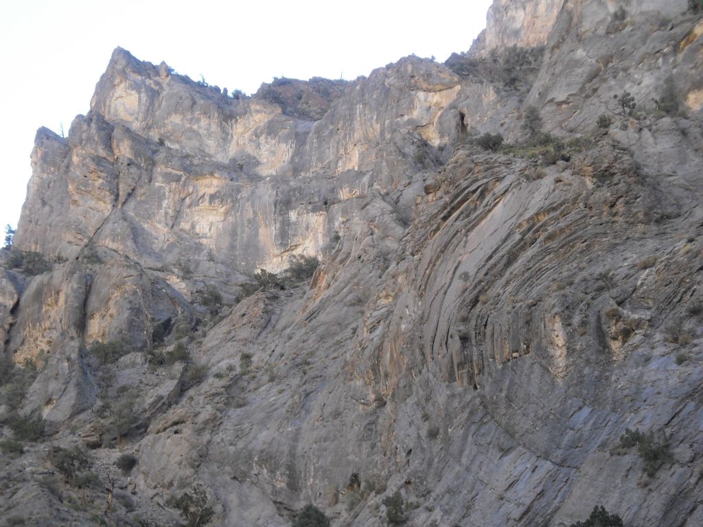Fantastic rock spirals and jagged edged cliffs: