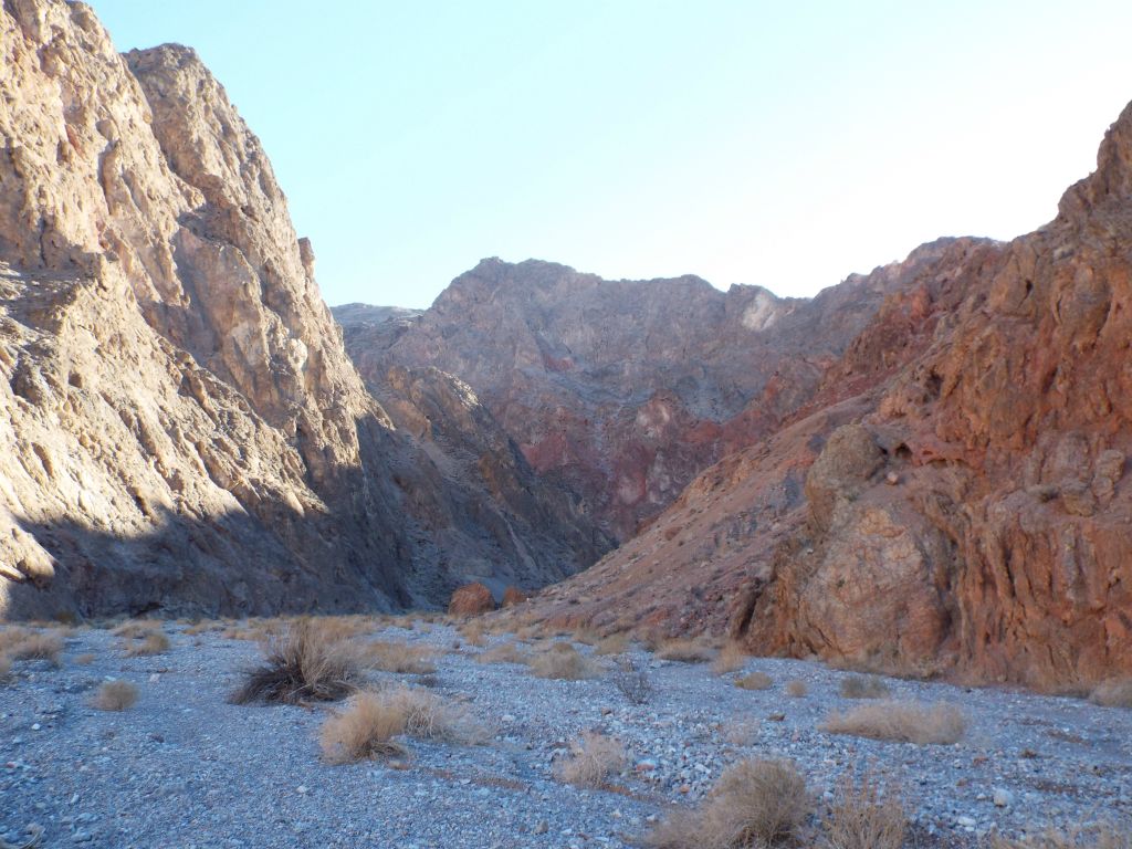 First view into Red Wall Canyon after turning the corner at the entrance: