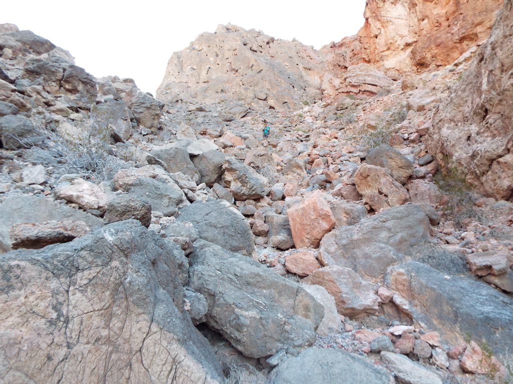 I actually enjoyed taking the bypass for the most part.  It was fun climbing up these boulder slopes even though it was somewhat challenging: