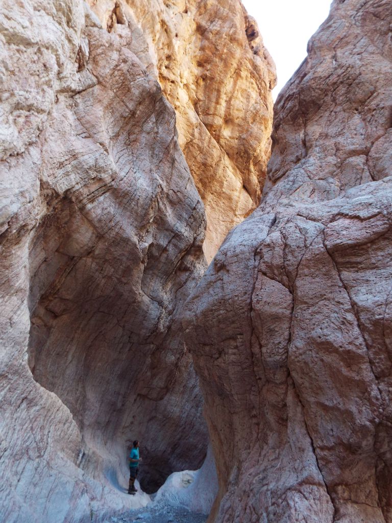 As this picture of Charlie reveals, the 1st Narrows have extremely high walls:
