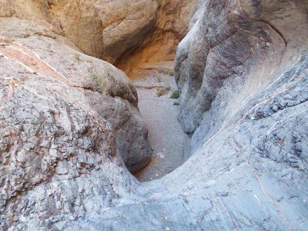 Looking back down from the top of the 2nd major dry fall: