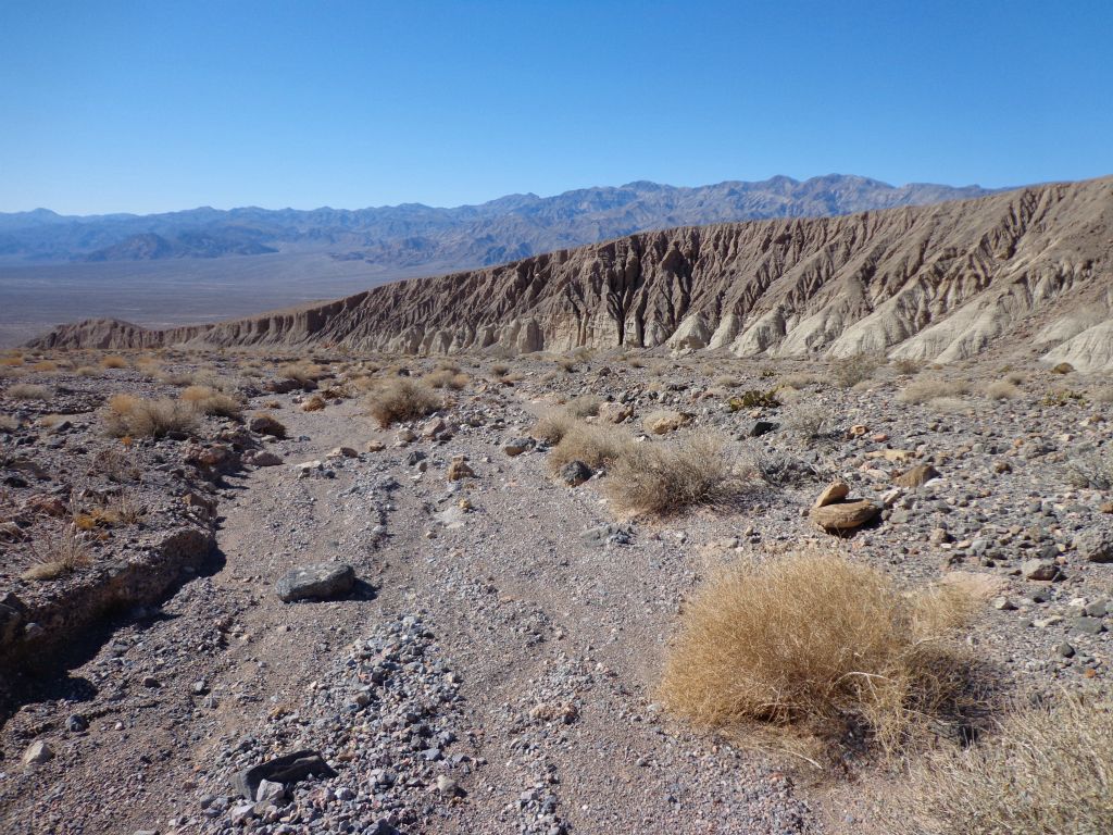 We veered away from the hillside a bit since that led to the lower drainage side canyons: