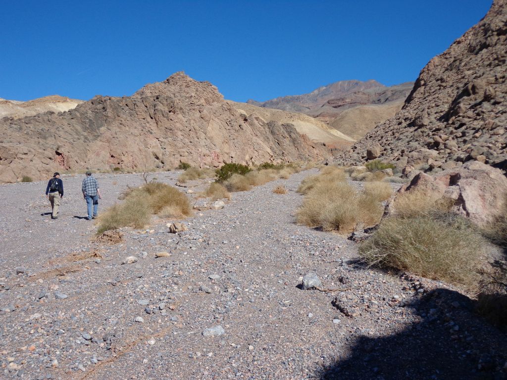 Charlie and Tobin entering the fully formed canyon: