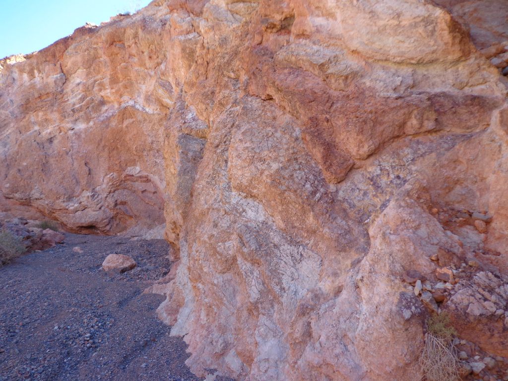 Notice that the canyon walls have dramatically changed since the conglomerate rock earlier: