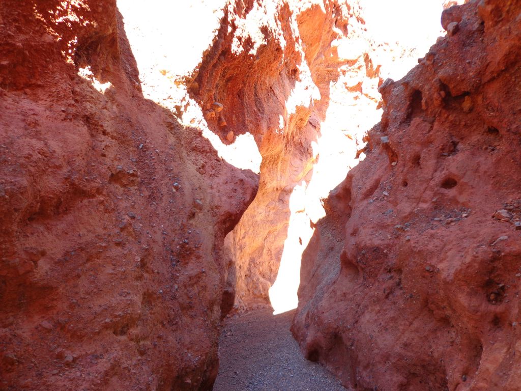 The slot narrows had this impressive passage near the beginning: