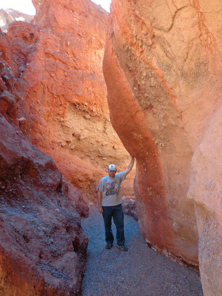 A picture of Steve at this spot in the canyon: