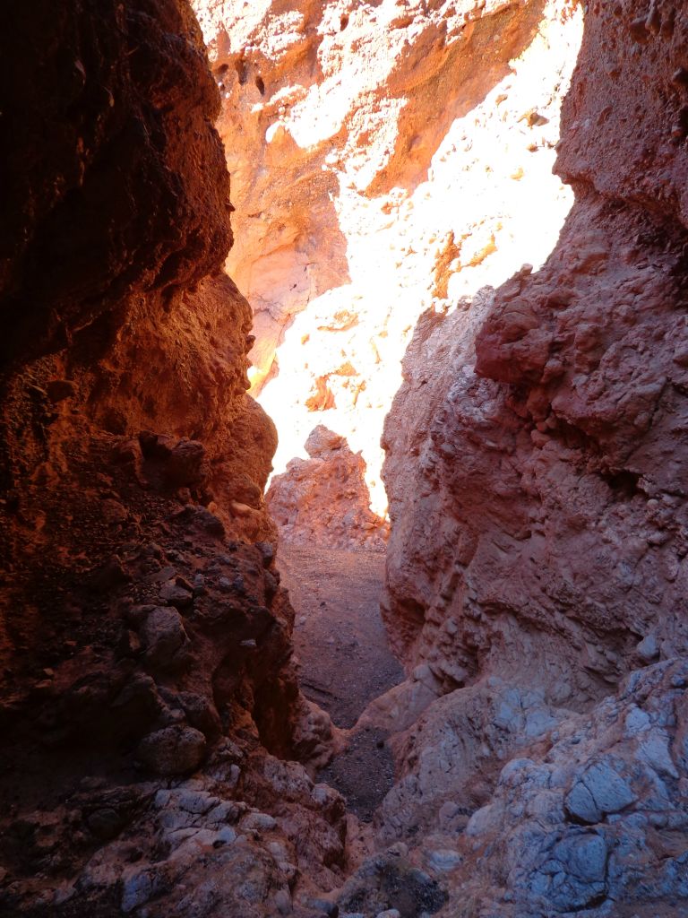 Alternate view looking back down from the top of the dry fall: