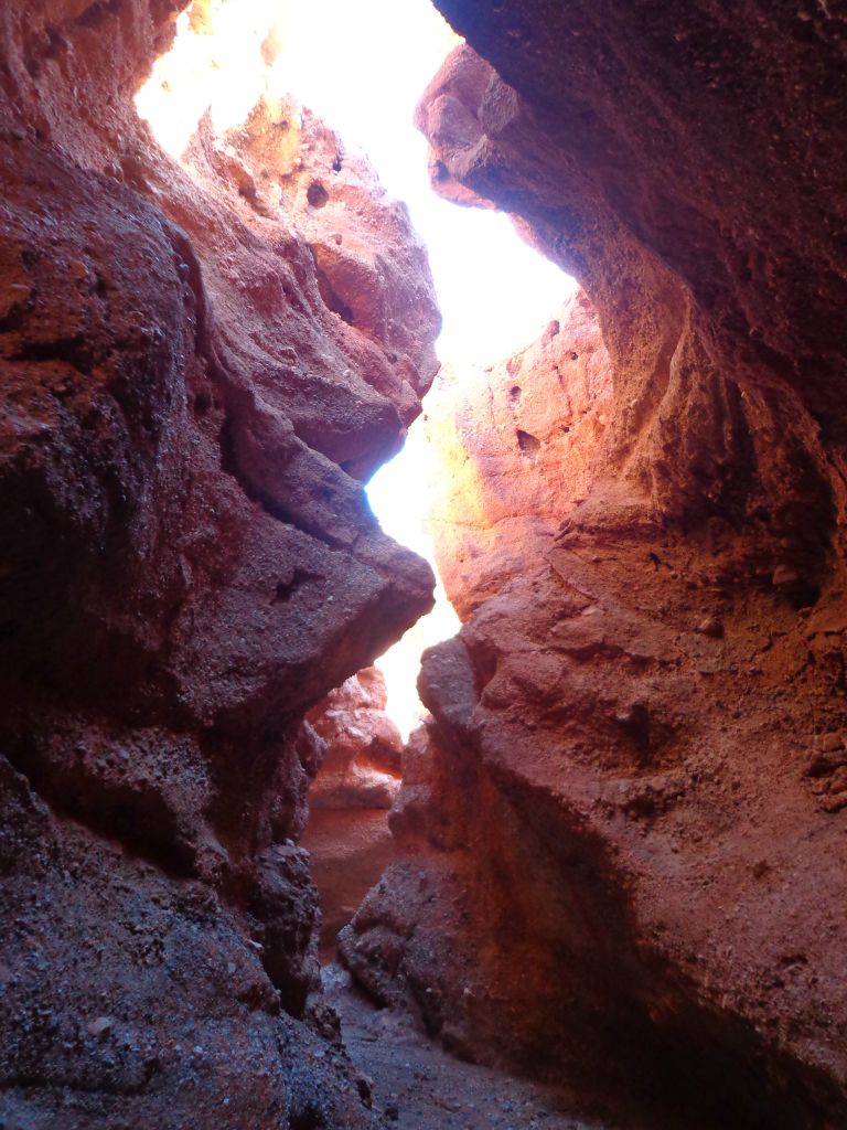 A bit reminiscent of the amazing scenery in Funeral Slot Canyon, but a completely different color: