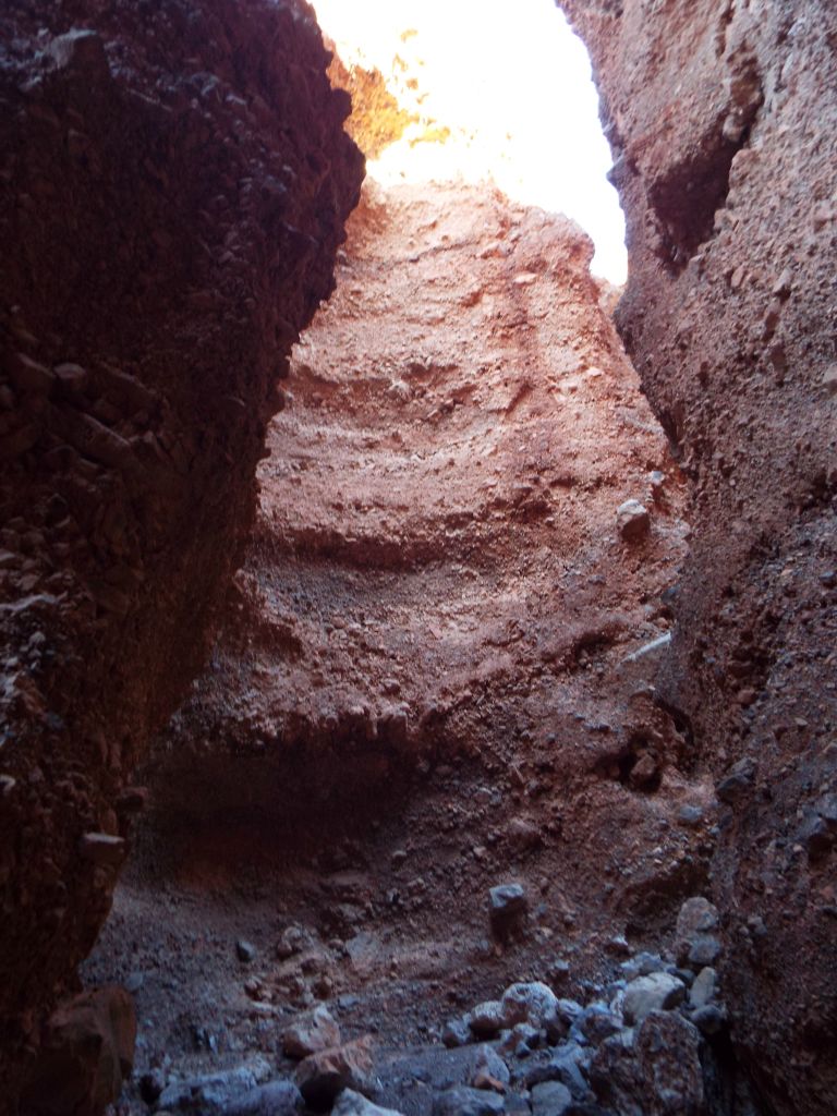 Other times, the canyon would open up just enough to reveal the impressive height of the walls around me: