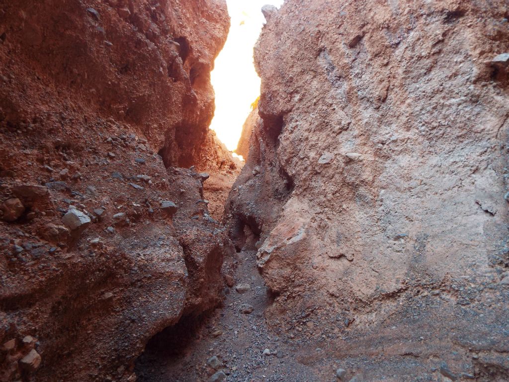 Looking back from a spot close to the dry fall:
