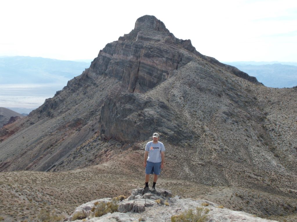 Steve with Thimble Peak in the background:
