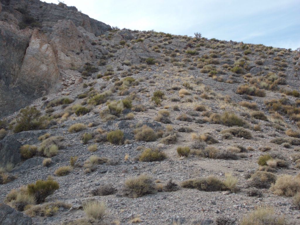 Look closely and you can make out the still well-defined path leading up: