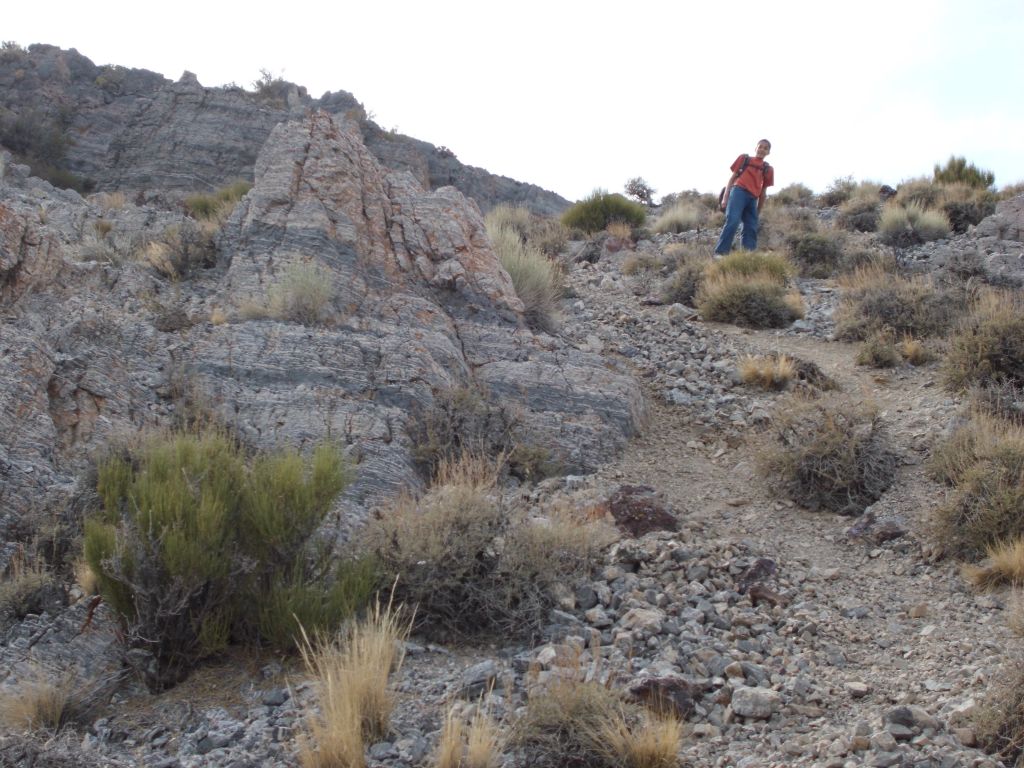 Javan at the top of this section as he moved ahead of the group: