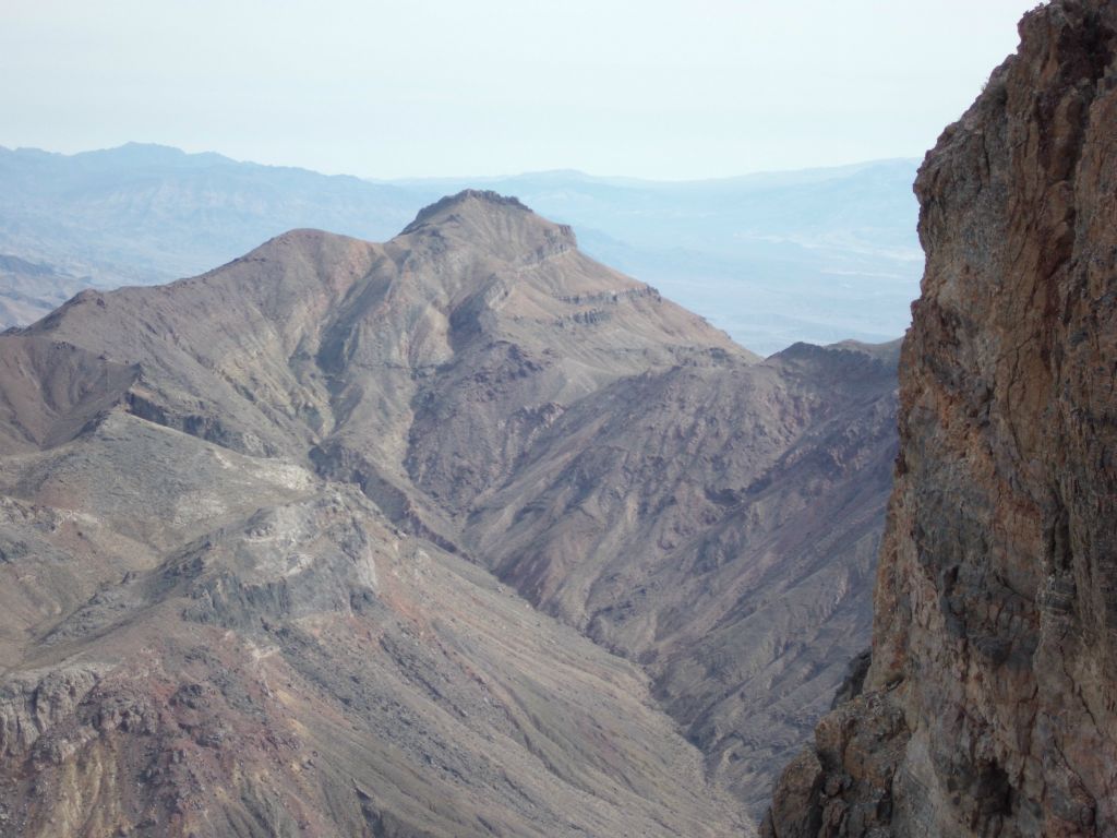 View of Corkscrew with the cliffs of Thimble on the right:
