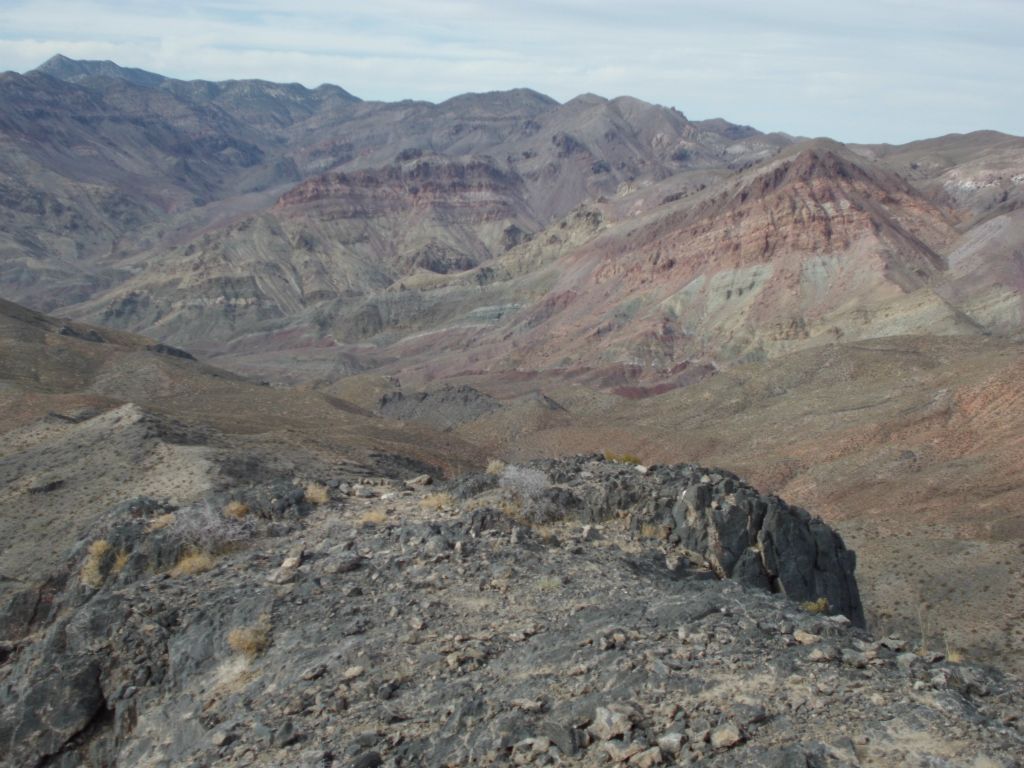 This view is actually due North of the summit: