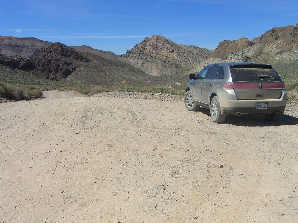 There is a pullout for vehicles at White Pass, where there are some nice views: