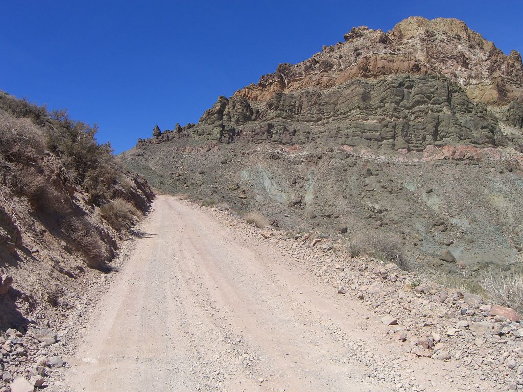 We didn't stop much along the cliffs section of the road, but there are some sheer drop-offs on the right side: