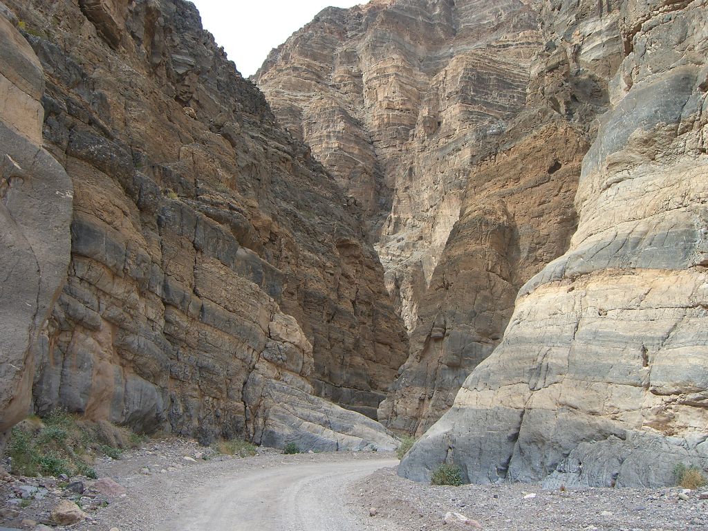 A hike up Lower Titus Canyon should come at least this far up the road to enjoy the grand scenery: