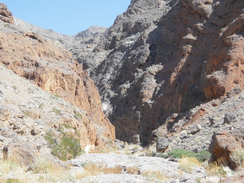 Now officially entering the gorge portion of the hike, which we had seen from a distance earlier: