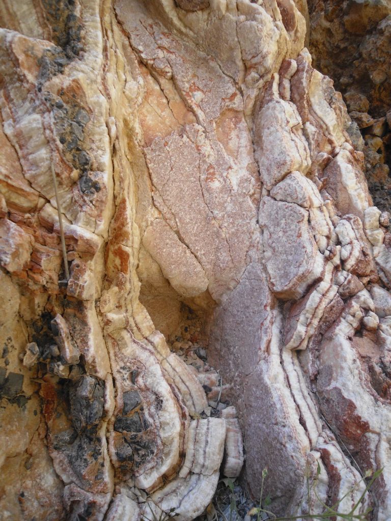 More interesting rock formations, this time with unique shades of pink: