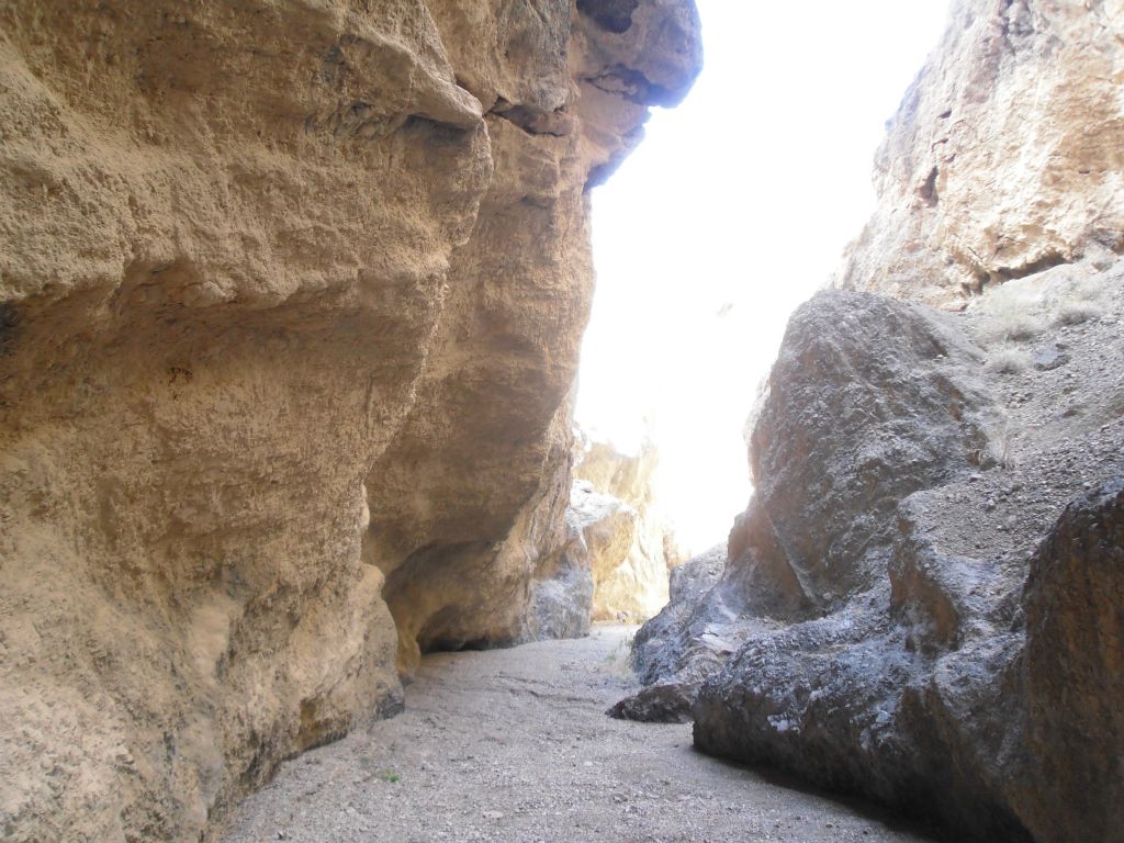 After that, I surprised myself by actually finding a fairly easy way to bypass the 6th dry fall.  This picture shows the view a short distance past the dry fall: