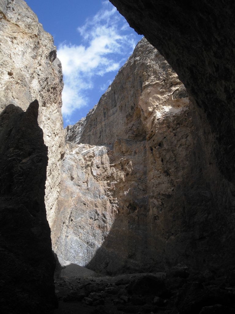Up ahead, we were stunned to see a massive 75 foot dry fall:
