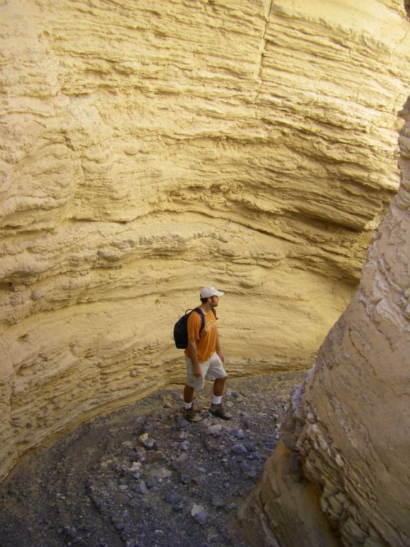 Charlie took this picture of Steve while he was looking back down through the narrows: