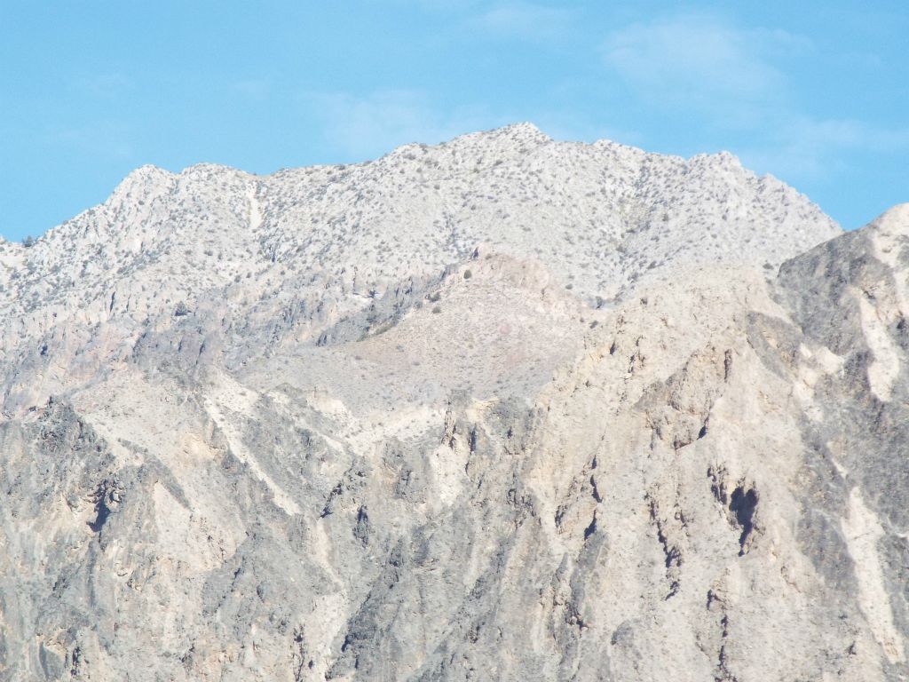 Mount Palmer was once again the dominant feature in the landscape.  In this view you can see the Palmer summit (center) and the most challenging spot on that hike (left steep incline):